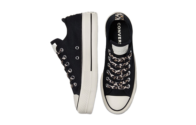 (WMNS) Converse Chuck Taylor All Platform Low 'Black Leopard' 570773C