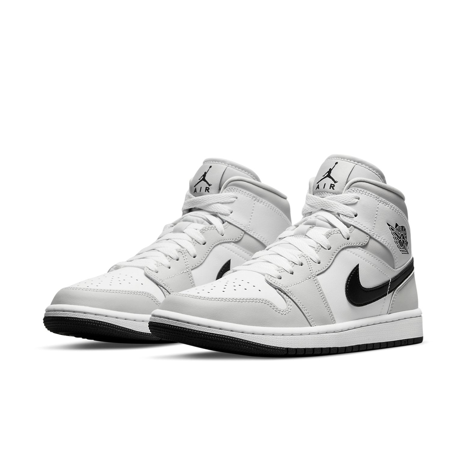 (WMNS) Air Jordan 1 Mid 'Grey Fog' BQ6472-015