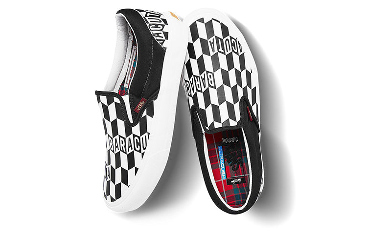 Vans Baracuta x Classic Slip-On 5 'Black Checkerboard' VN0A4UX40GD