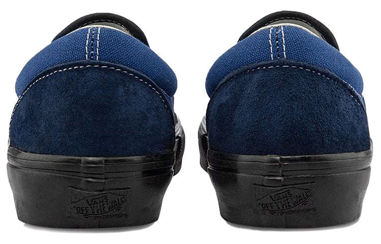 Vans Unisex Skate Slip-On VCU Sneakers Black/Blue VN0A4BWDNGV