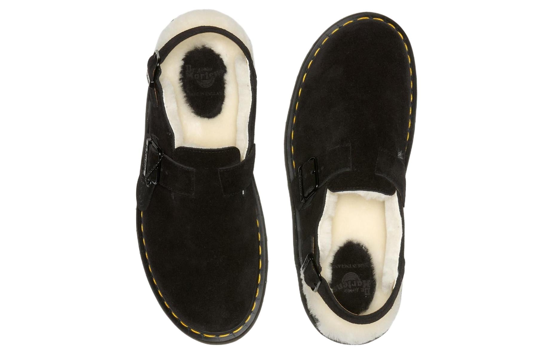 Dr. Martens Jorge Shearling Slingback Mule 'Black' 27717001