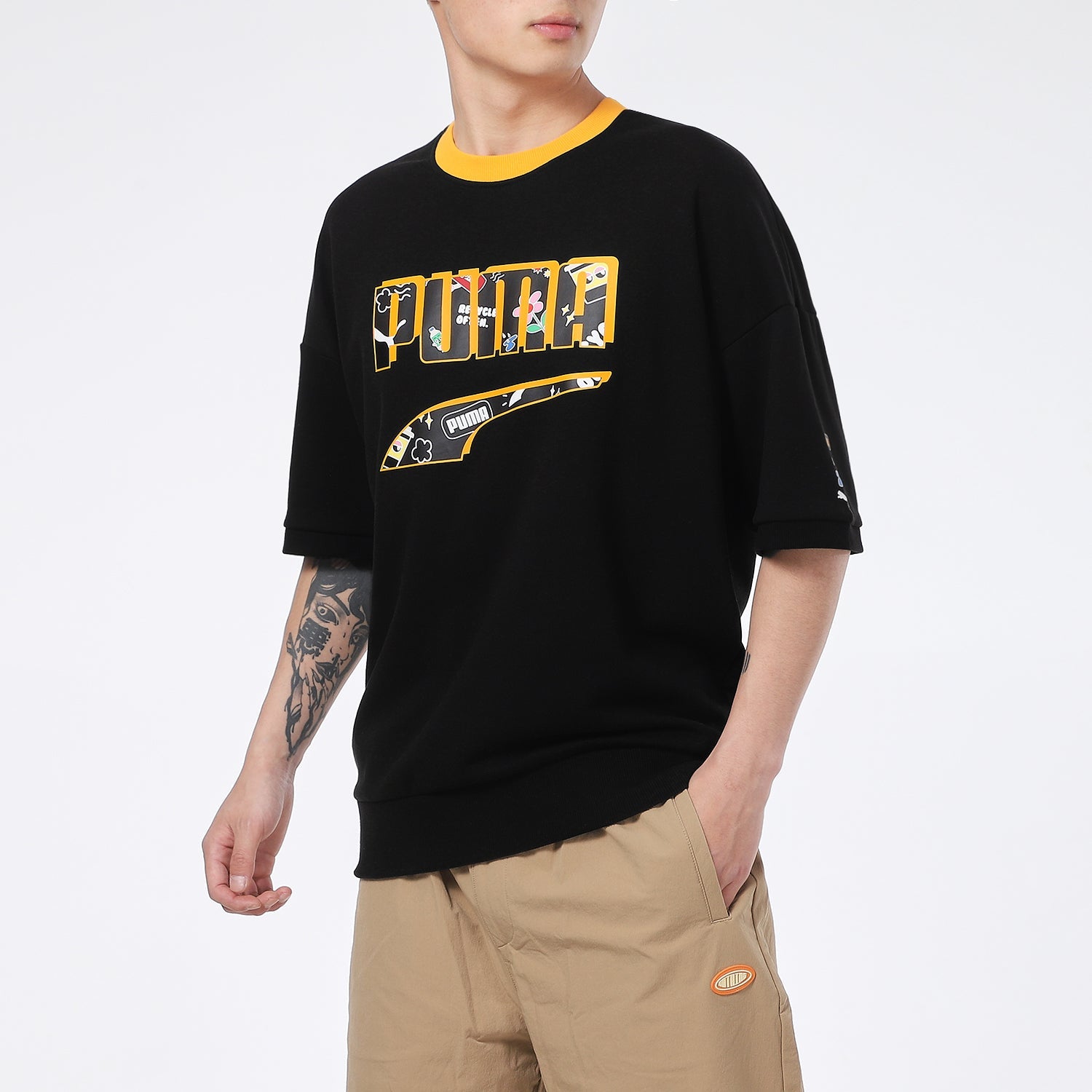 PUMA AWARENESS Short Sleeve SWEATSHIRT 532041-01