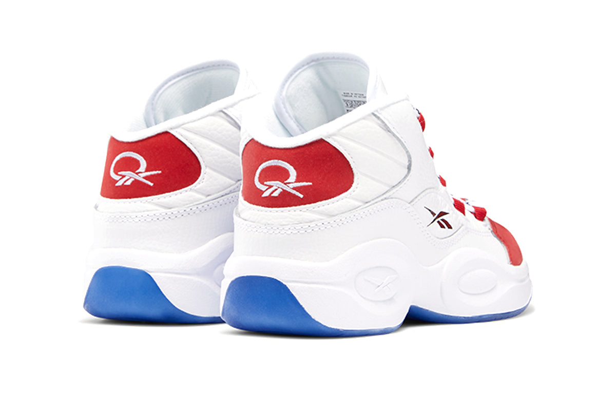 Reebok Question Mid OG Little Kids 'Red Toe' 2020 FY2268