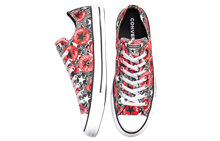 Converse Chuck Taylor All Star Low 'Allover Mix Logo Play' 166986F