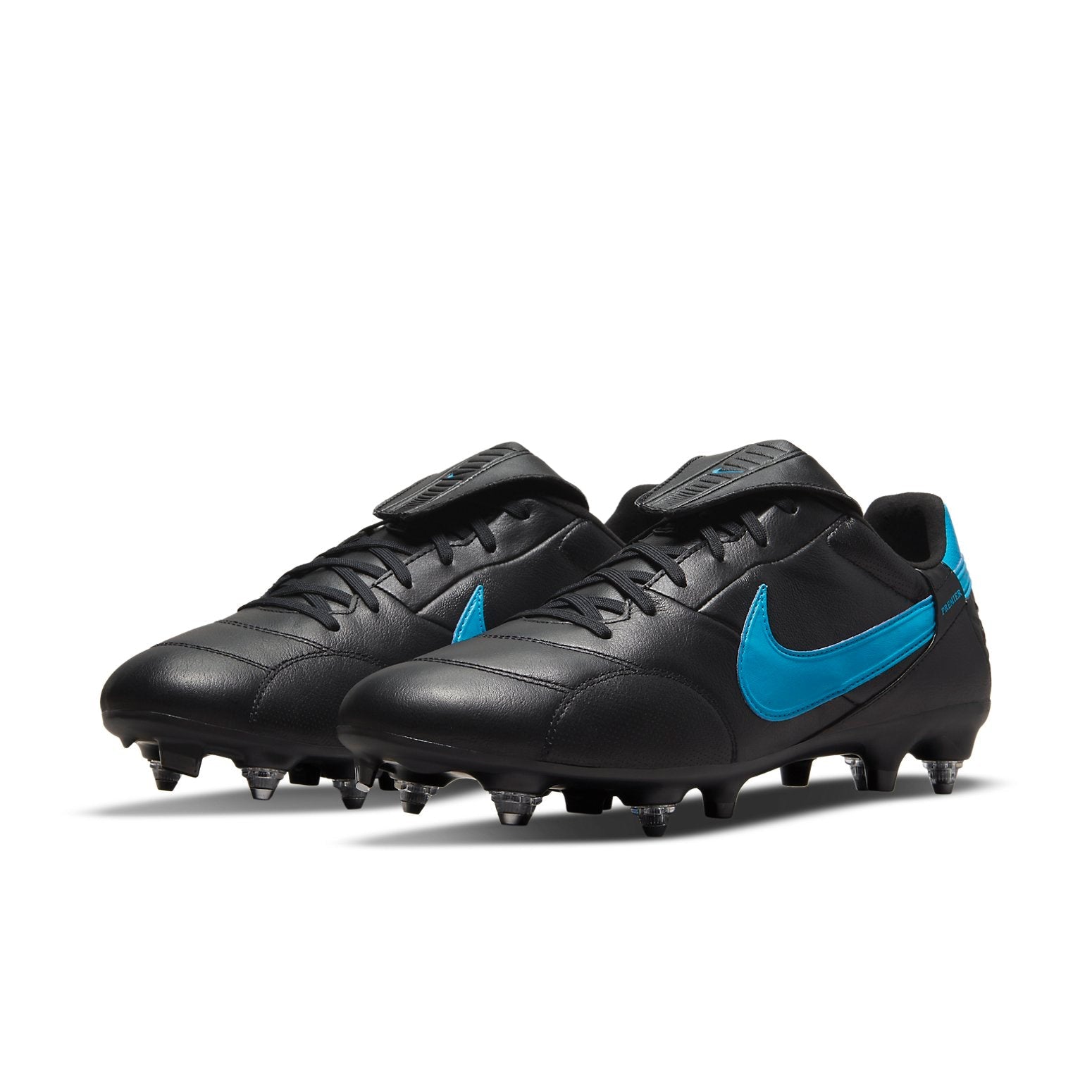 Nike Premier 3 SG-PRO Anti-Clog Traction 'Black Blue' AT5890-040