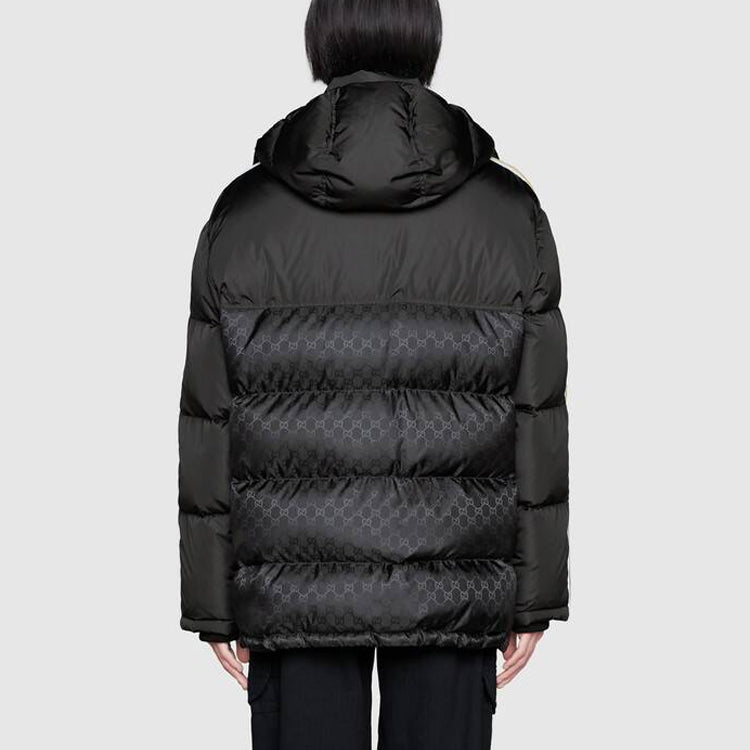 Gucci GG Nylon Jacquard Padded Coat 'Black' 598725-Z8AFZ-1043