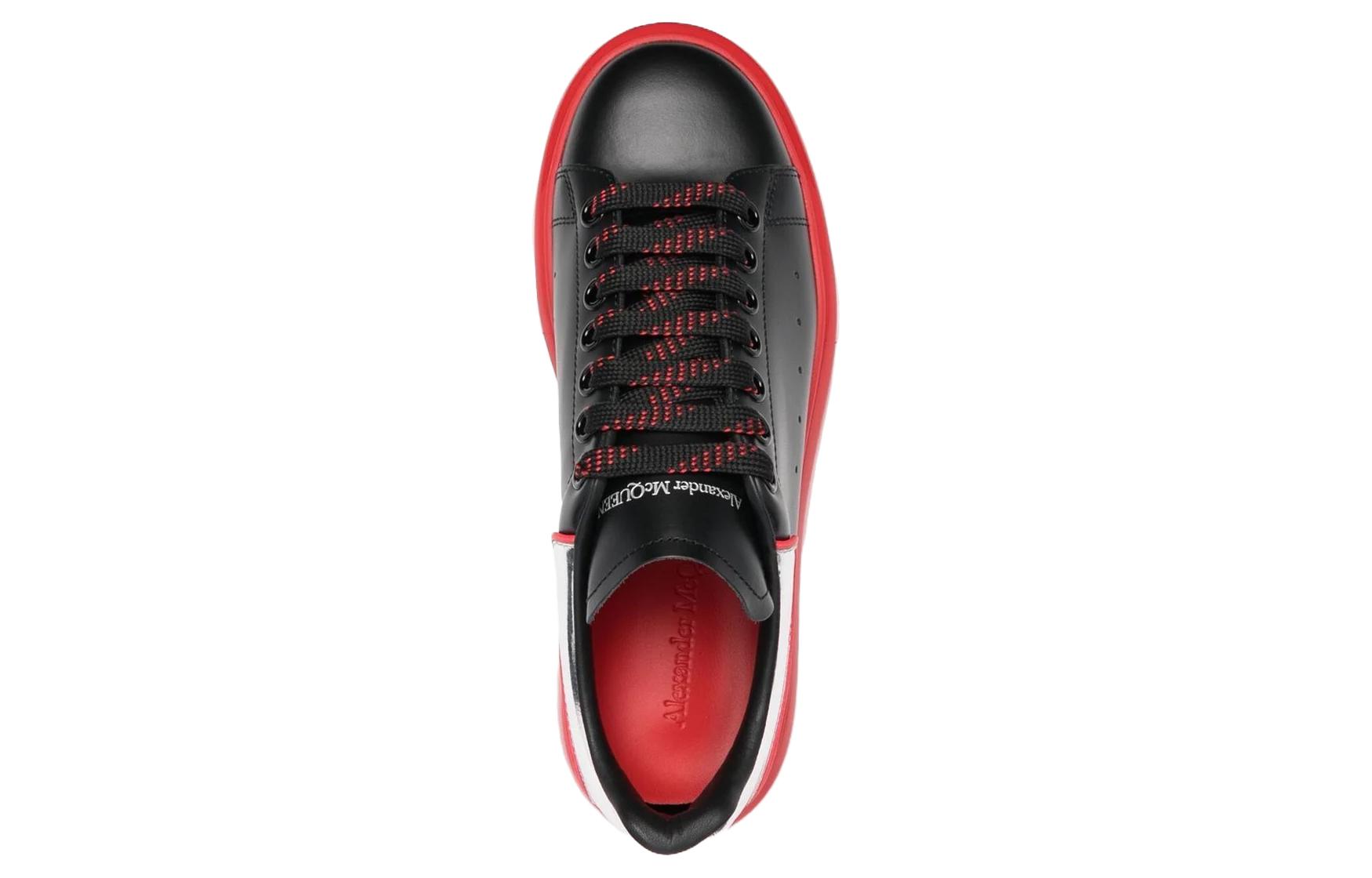 Alexander McQueen Oversized Sneaker 'Black Silver Lust Red' 705068WIBNZ1091