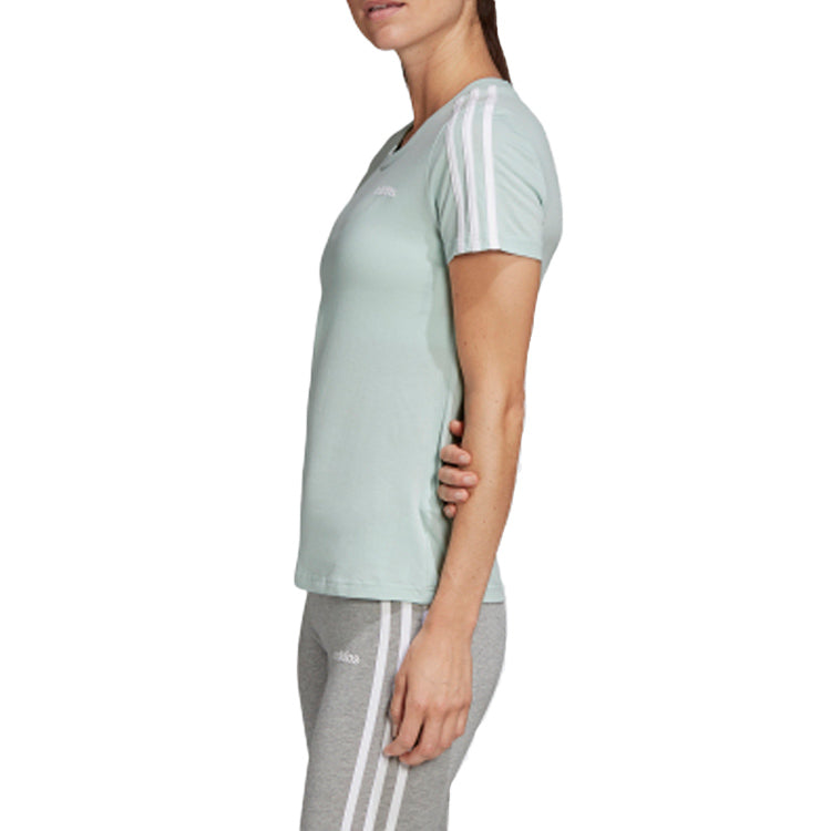 (WMNS) adidas Cotton Sports Short Sleeve Green FM6429