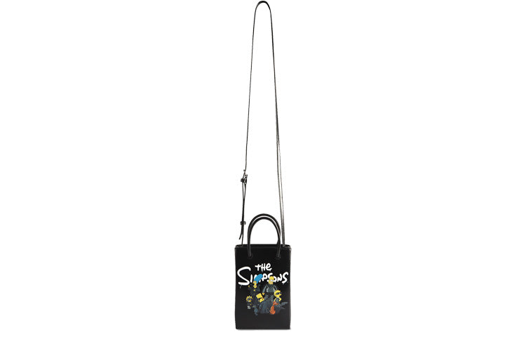 Balenciaga x The Simpsons Mini Shopping Bag 'Black' 59382623VBN1000