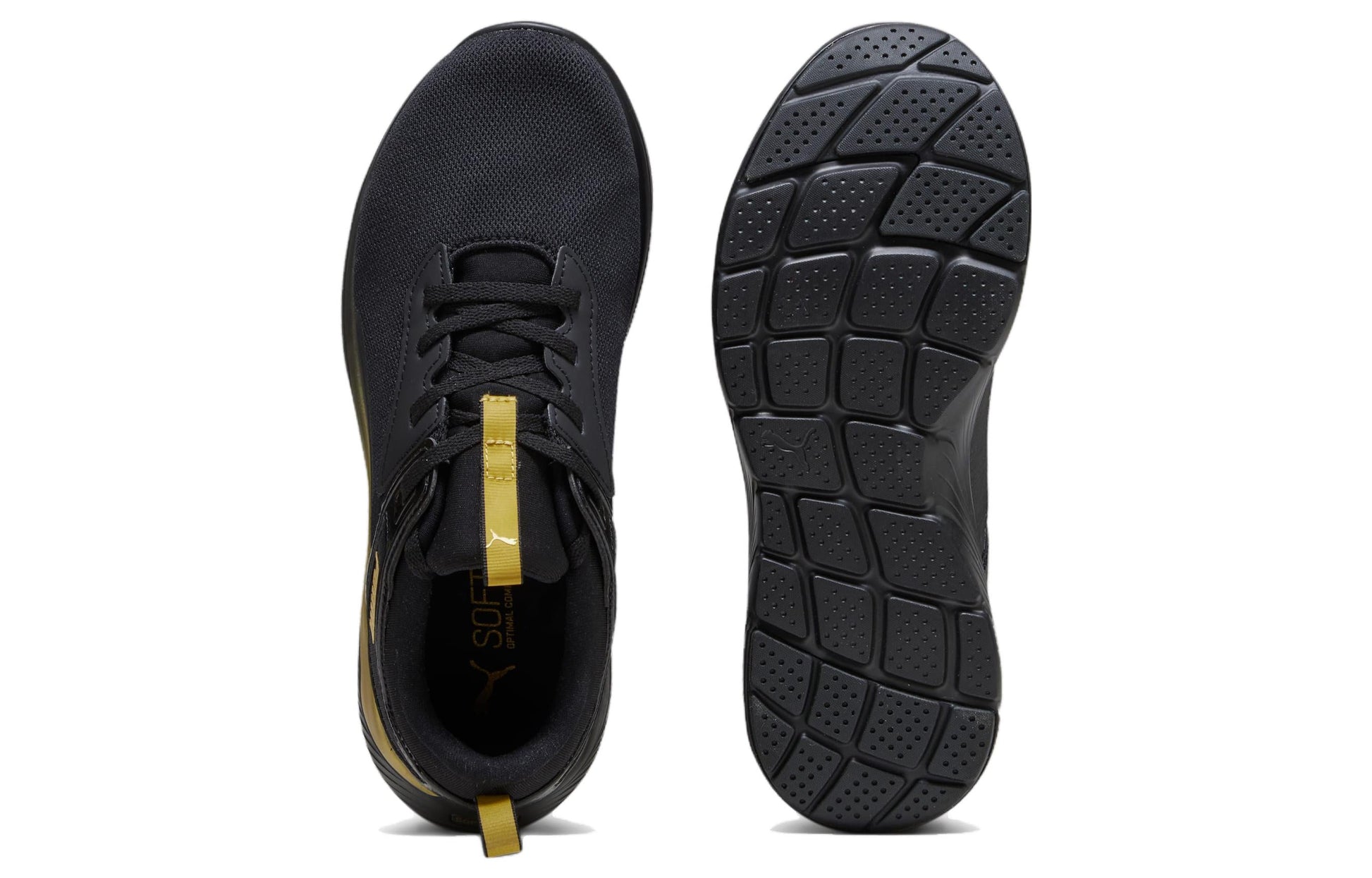 (WMNS) PUMA Softride Remi Molten Metal 'Black Puma Gold' 378848-01