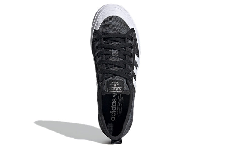 (WMNS) adidas Nizza Platform 'Black Grey White' FY5240