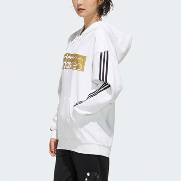 (WMNS) adidas neo Casual Sports Pullover White GH8212