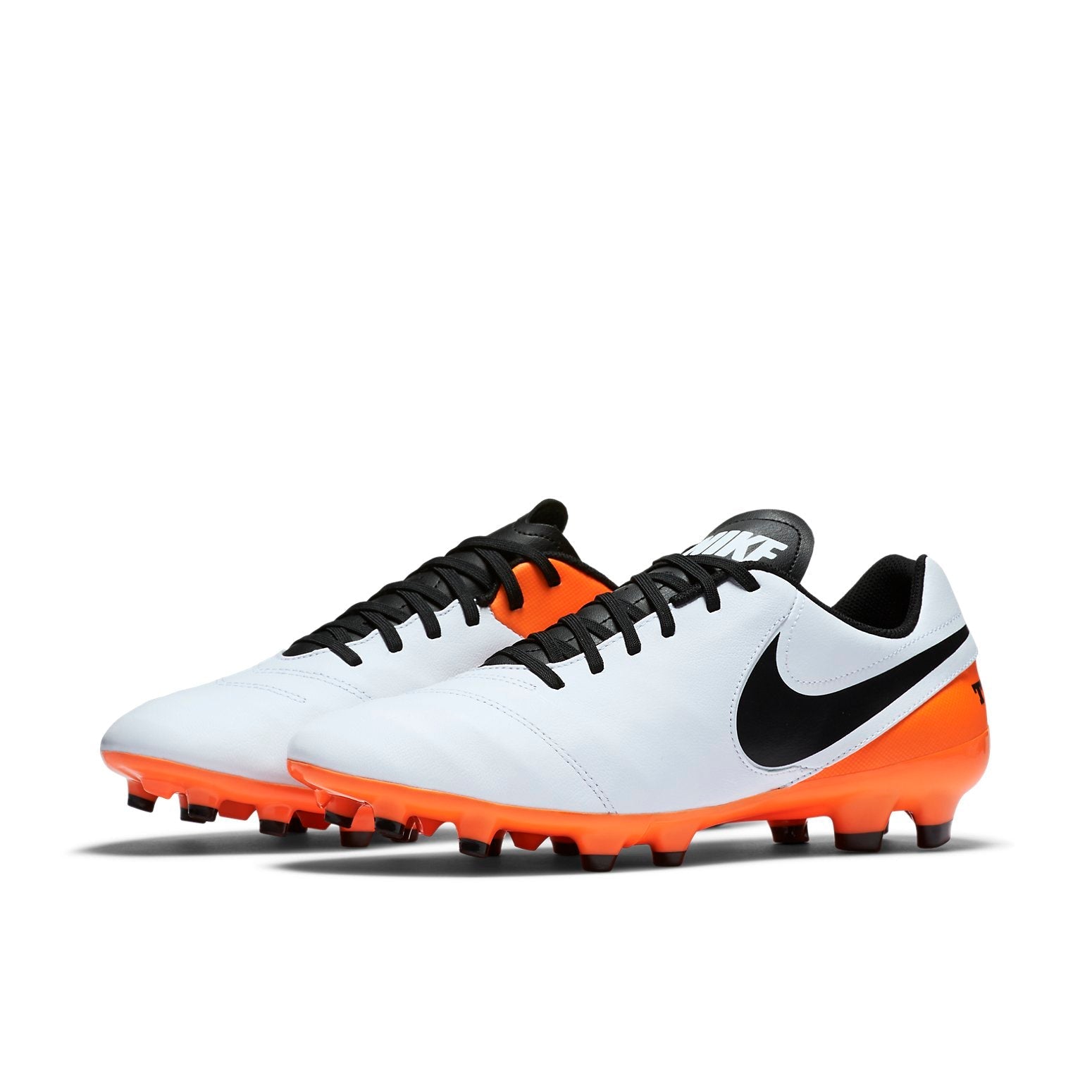 Nike Tiempo Genio II Leather FG 'White Orange' 819213-108