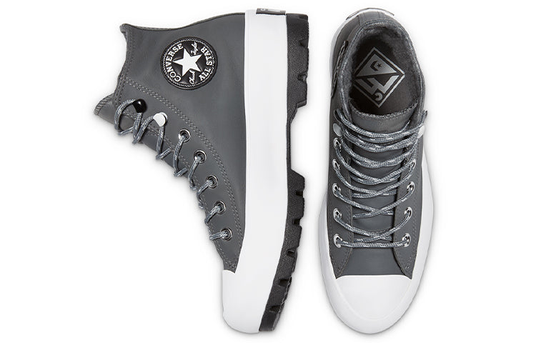 (WMNS) Converse Chuck Taylor All Star Lugged Winter High GTX 'Limestone Grey' 569555C