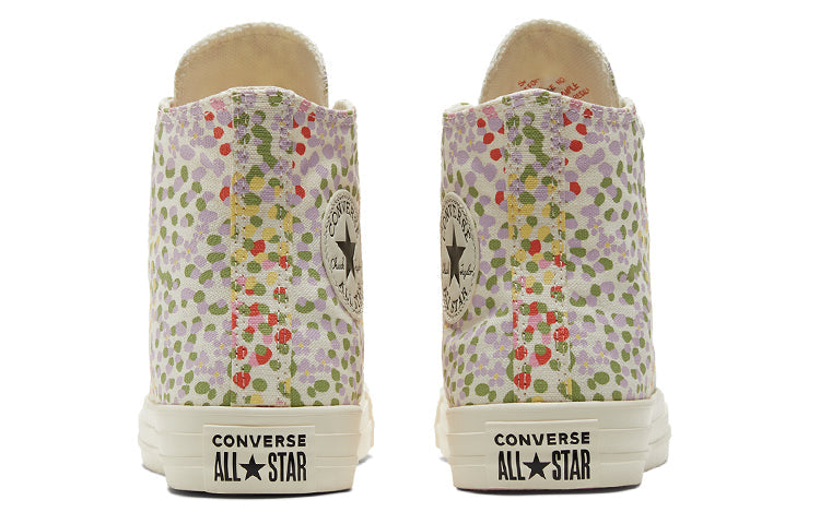 (WMNS) Converse Chuck Taylor All Star High 'Floral Print - Egret' A01594C
