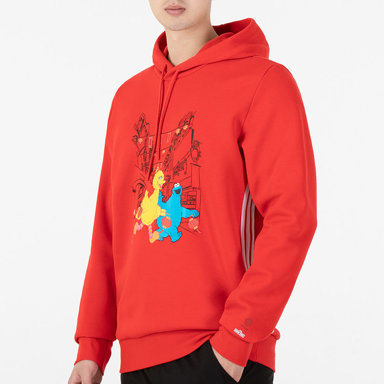 Men's adidas Animal Printing Casual Sports Red HD7295