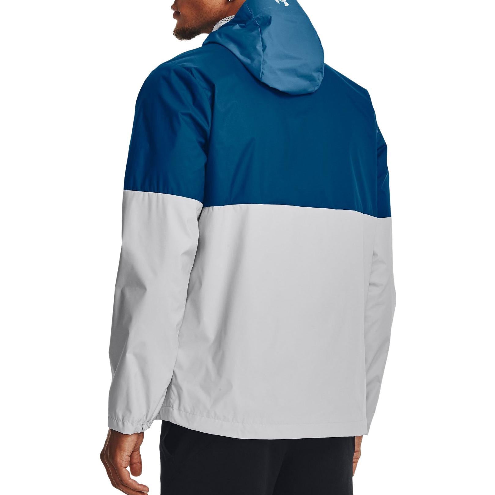 Under Armour Colorblocked Woven Full-Zip Jacket 'Blue White' 1381766-014