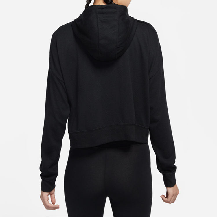 (WMNS) Nike Sportswear Logo Hoodie 'Black' CV8619-010
