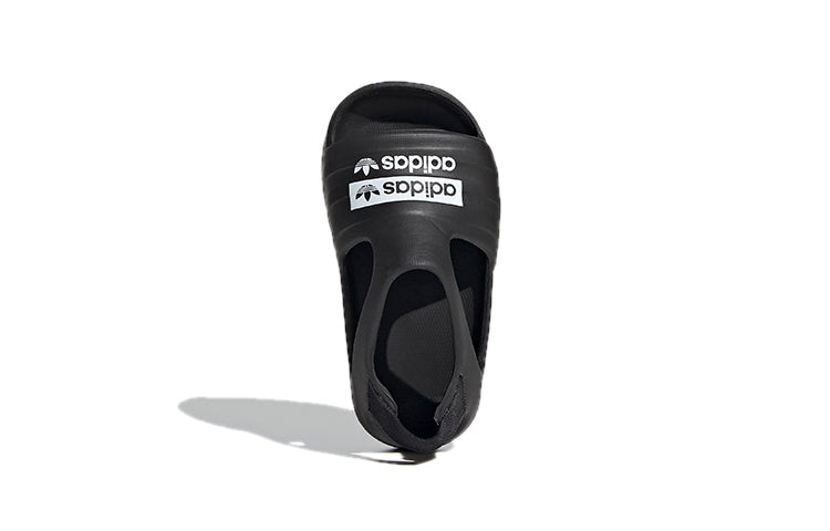 (TD) adidas originals Adilette Play Black Sandals 'Black White' EF6237