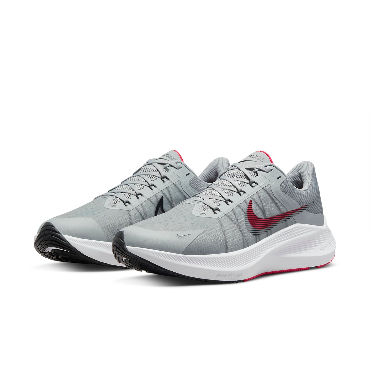 Nike Air Zoom Winflo 8 'Light Smoke Grey Siren Red' CW3419-005