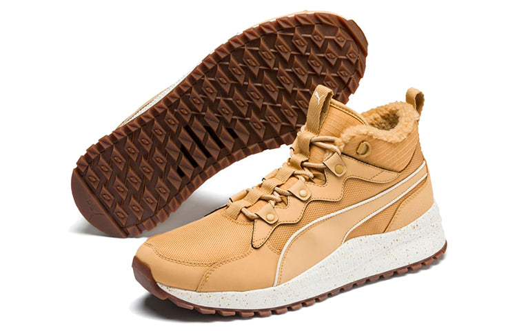 PUMA Pacer Next Sb Wtr Mid-Cut Running Shoes Brown/White 366936-04