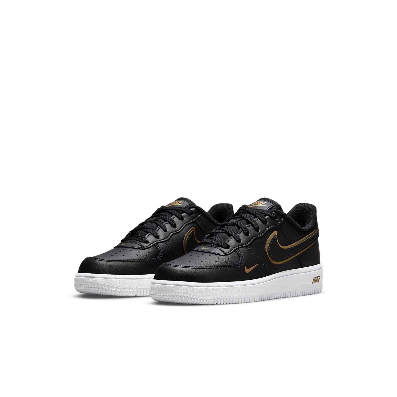 (PS) Nike Force 1 LV8 'Metallic Swoosh Pack - Black' DM3386-001
