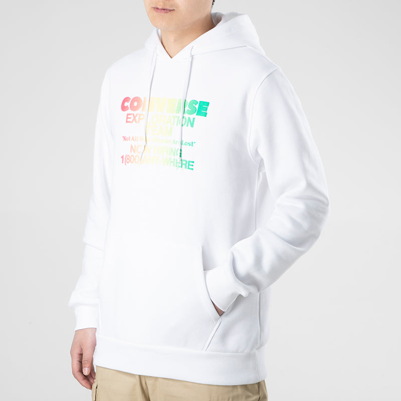 Converse Exploration Team Pullover Hoodie Asia Sizing 'White' 10021271-A03