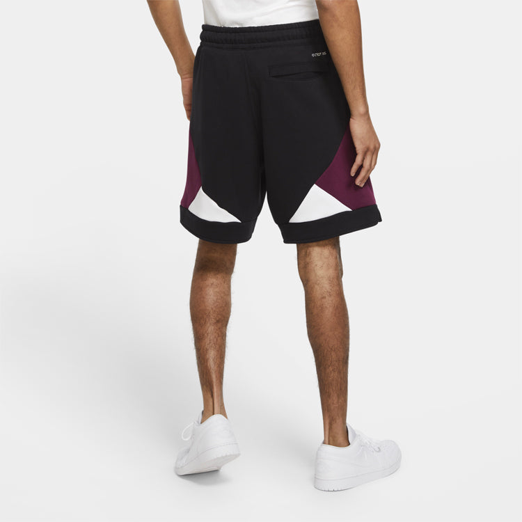 Air Jordan Paris Saint-Germain Colorblock Casual Sports Shorts Black CK9759-010