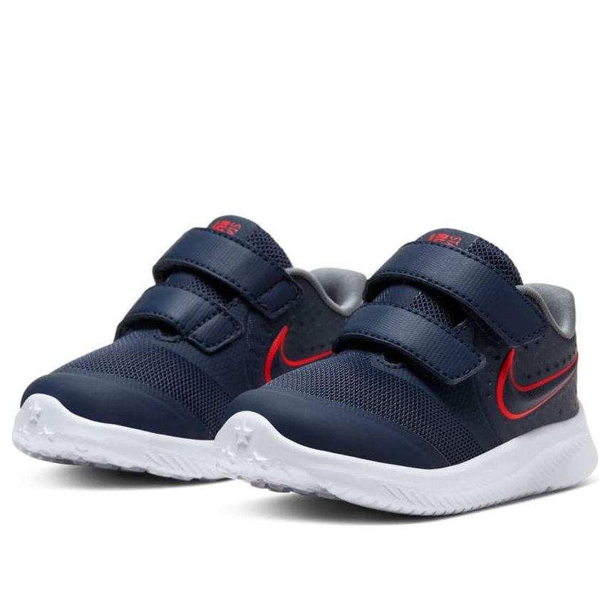 (TD) Nike Star Runner 2 'Midnight Navy Crimson' AT1803-405