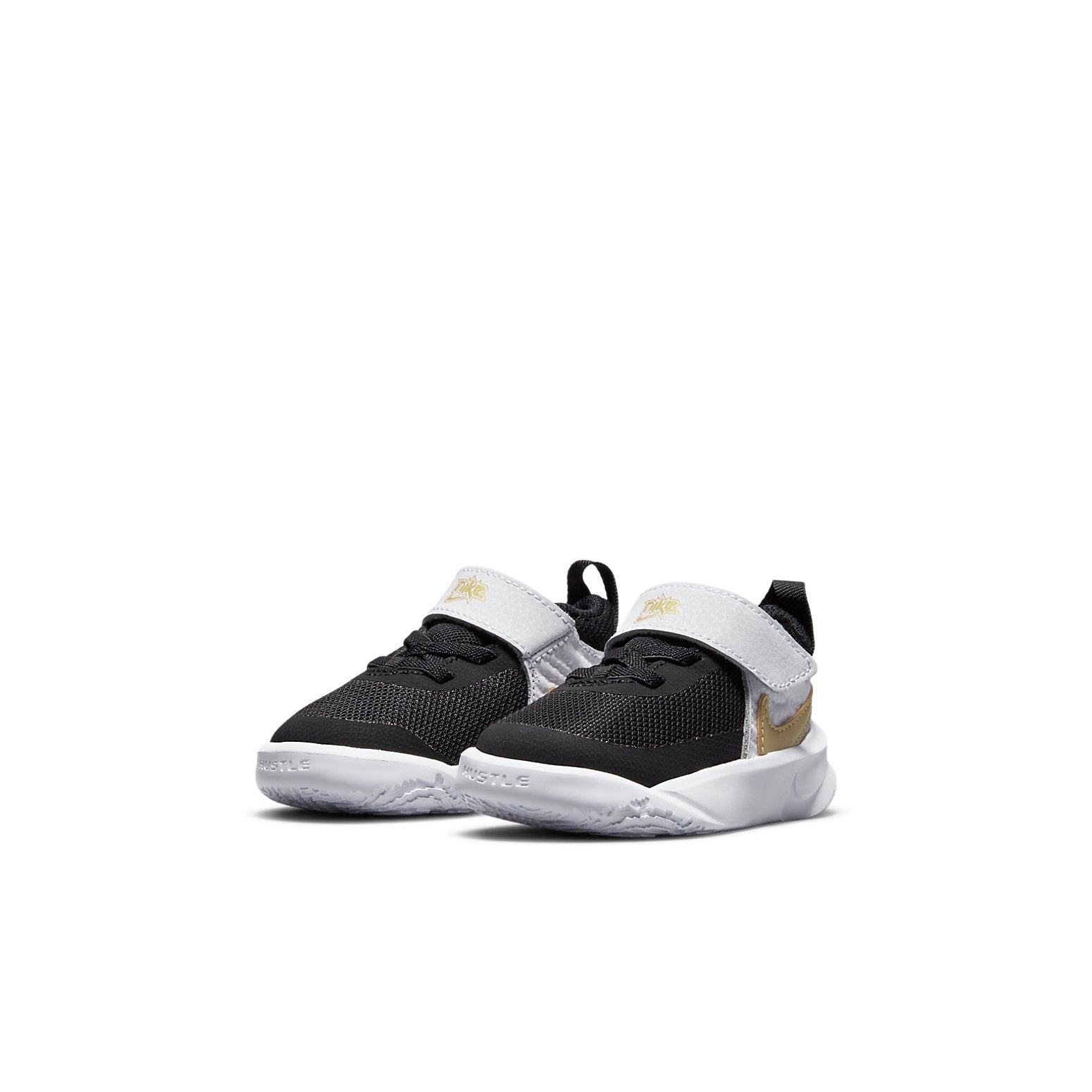 (TD) Nike Team Hustle D10 'Black White Metallic Gold' CW6737-002