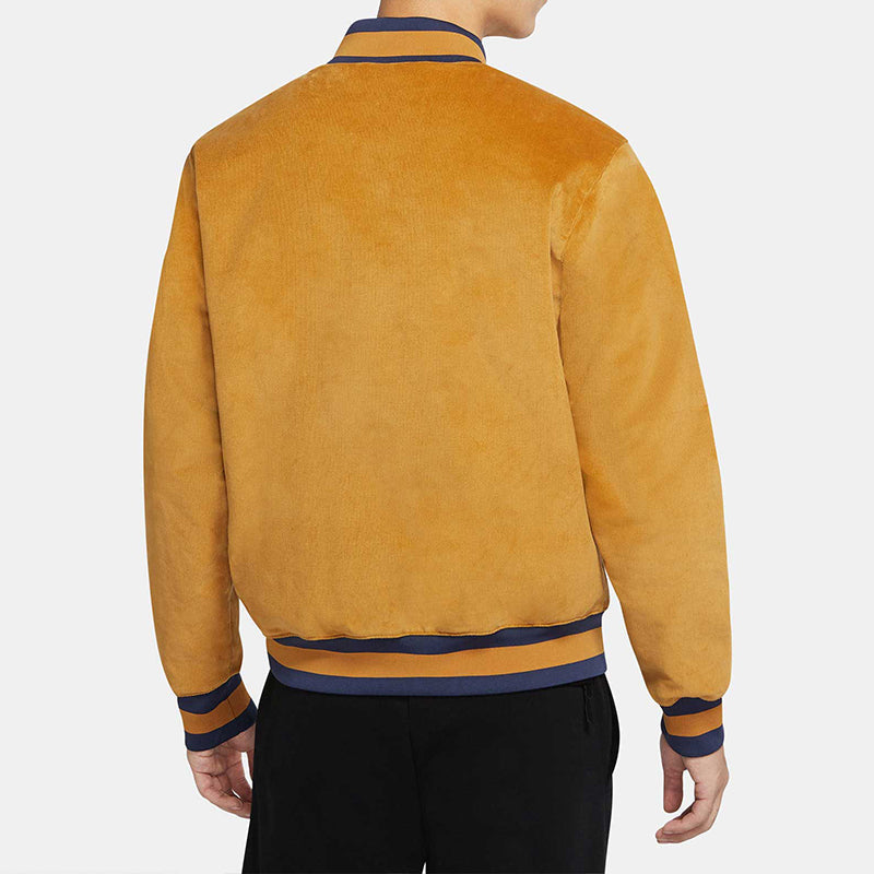 Nike corduroy Skateboard Sports Jacket Yellow CK5445-712
