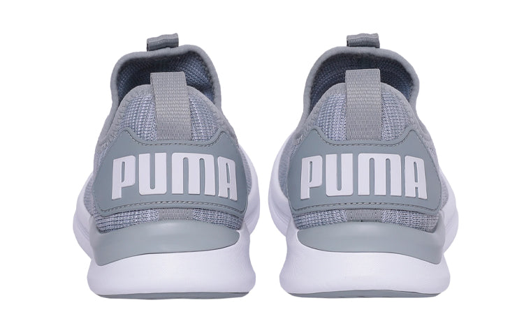 (WMNS) PUMA Ignite Flash Slip Low Top Running Shoes Grey 192271-01
