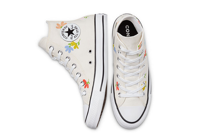 (WMNS) Converse Chuck Taylor All Star High Top 'Egret Black White' 570919C