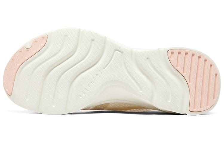 (WMNS) Skechers Dlux Comfort Shoes 'White Pink' 896095-NAT