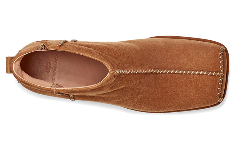 (WMNS) UGG + Eckhaus Latta Block Cowboy Boot 'Chestnut' 1115096-CHE