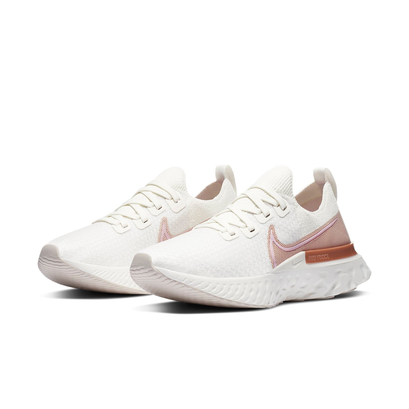 (WMNS) Nike React Infinity Run Flyknit 'Sail Metallic Copper' CD4372-103