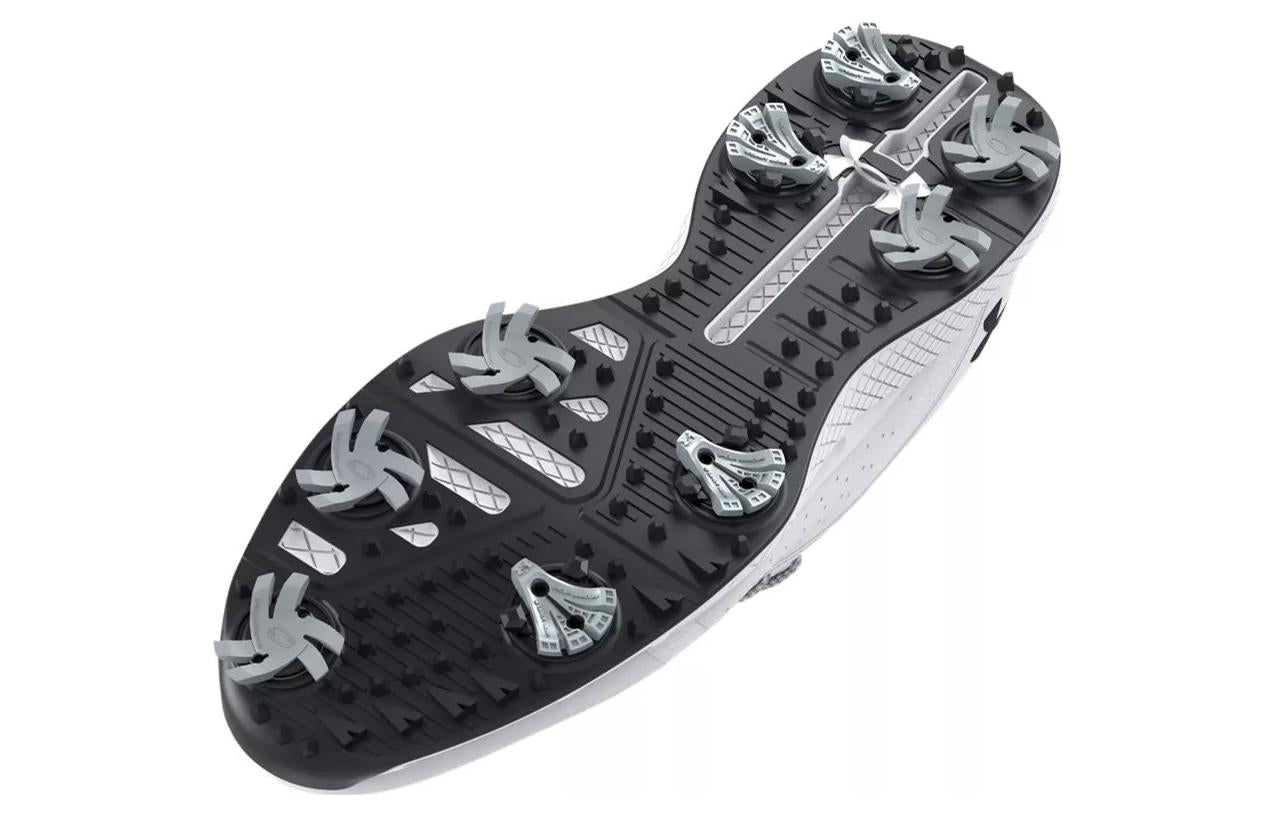 Under Armour Charged Draw 2 Wide Golf Shoes 'Halo Grey' 3026401-101