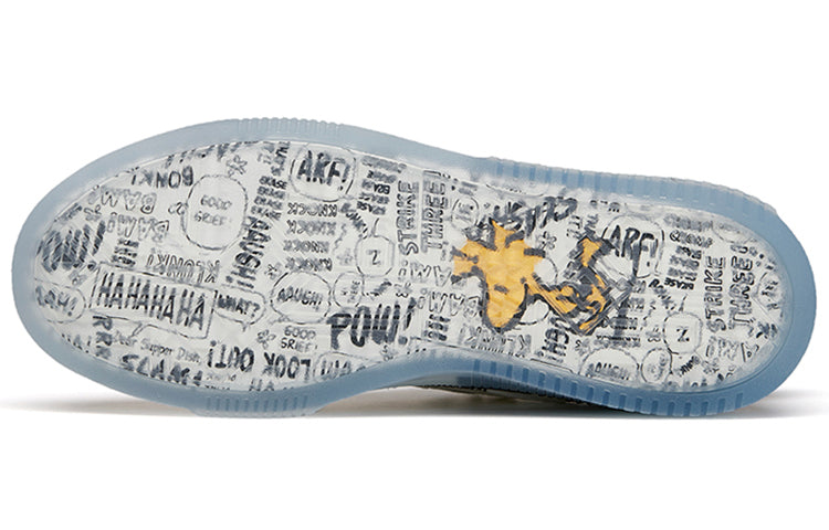 ANTA x SNOOPY Skateboarding Shoes 'White Black Blue' 912148030-3