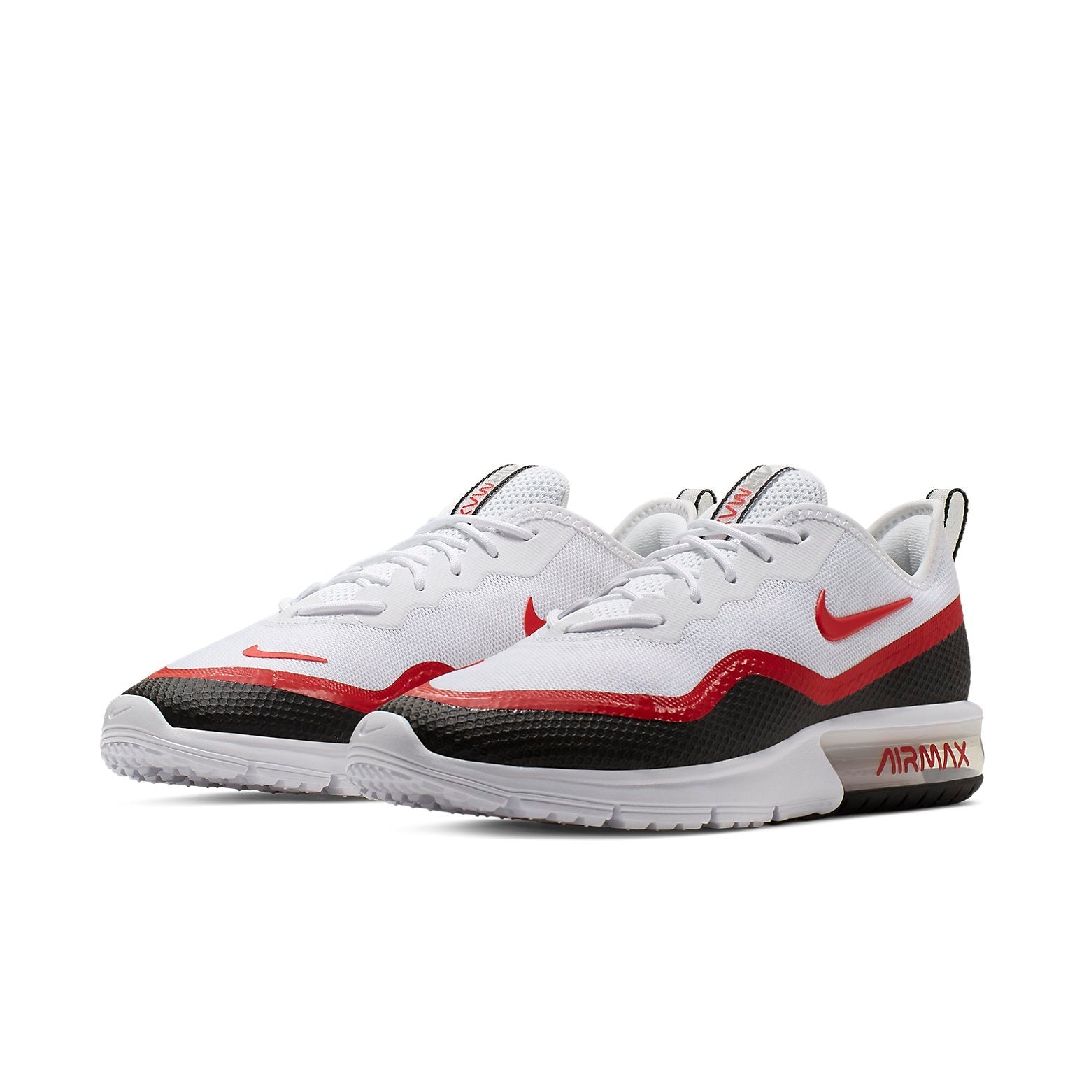 Nike Air Max Sequent 4.5 SE 'White Black University Red' BQ8823-100