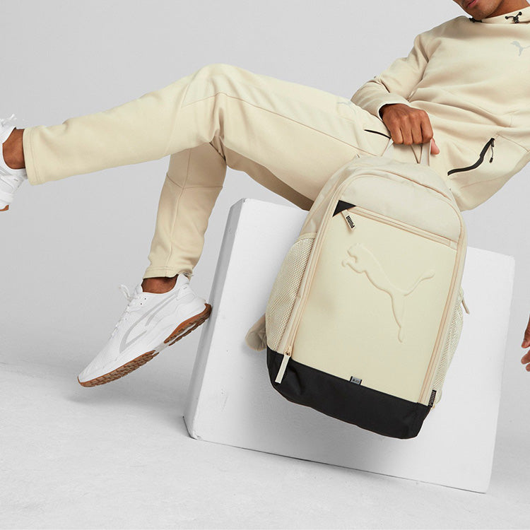 PUMA Buzz Backpack 'Beige Black' 079136-02