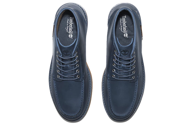 Timberland Newmarket II Moc Toe Chukka Boots 'Navy Nubuck' A5SD4019
