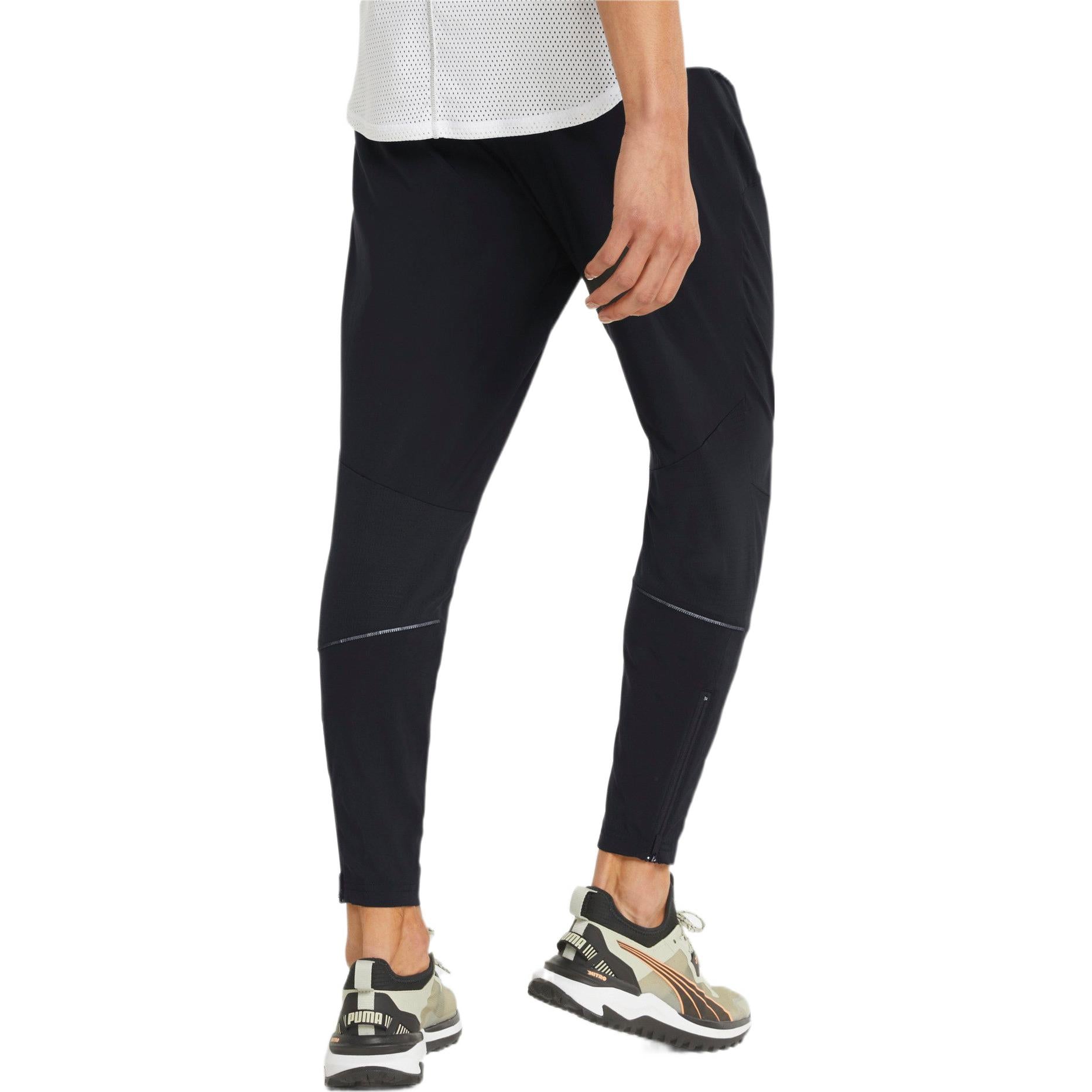 PUMA Run Tapered Woven Pant 'Black' 521404-01