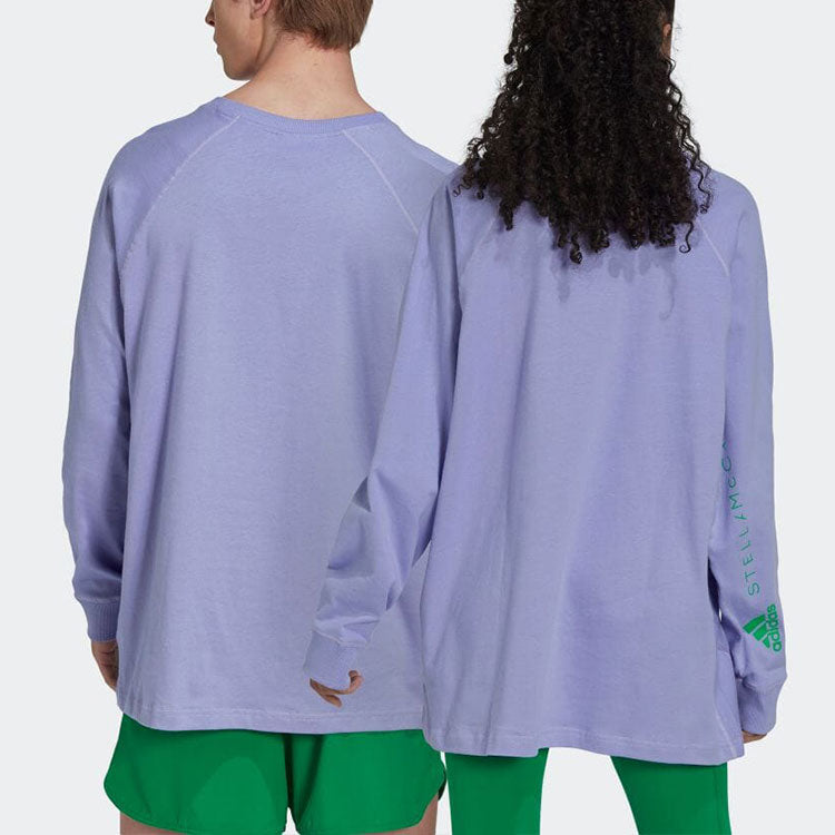 adidas by Stella McCartney Long Sleeve Tee 'Faded Glow Purple' IB5896