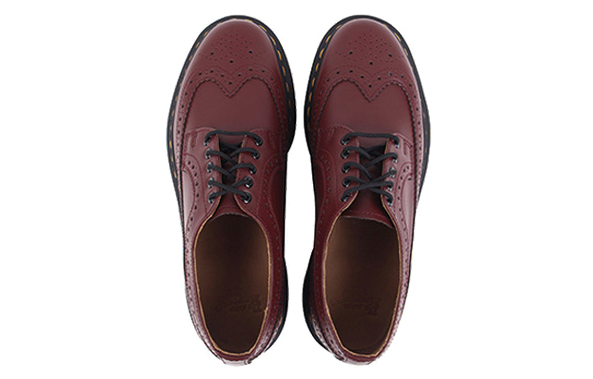 Dr. Martens 3989 Smooth Leather Brogue 'Cherry Red' 22210600