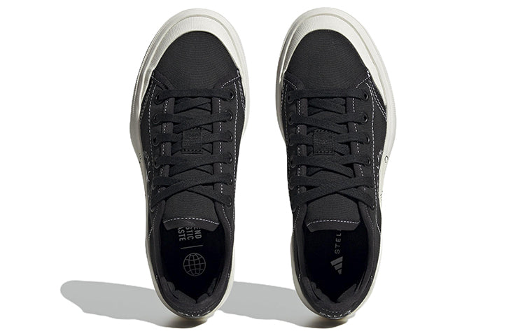 adidas by Stella McCartney Court Shoes 'Core Black Off White' HP5702