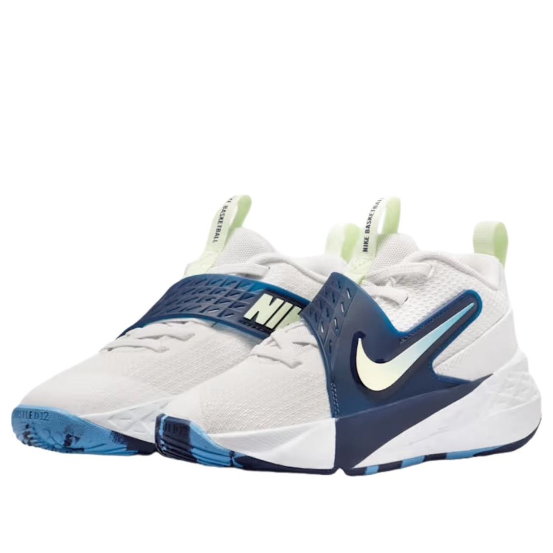 (PS) Nike Team Hustle D 12 'Summit White Midnight Navy' HF6280-104