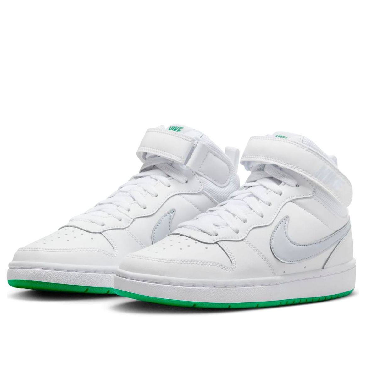 (GS) Nike Court Borough Mid 2 'White' CD7782-115