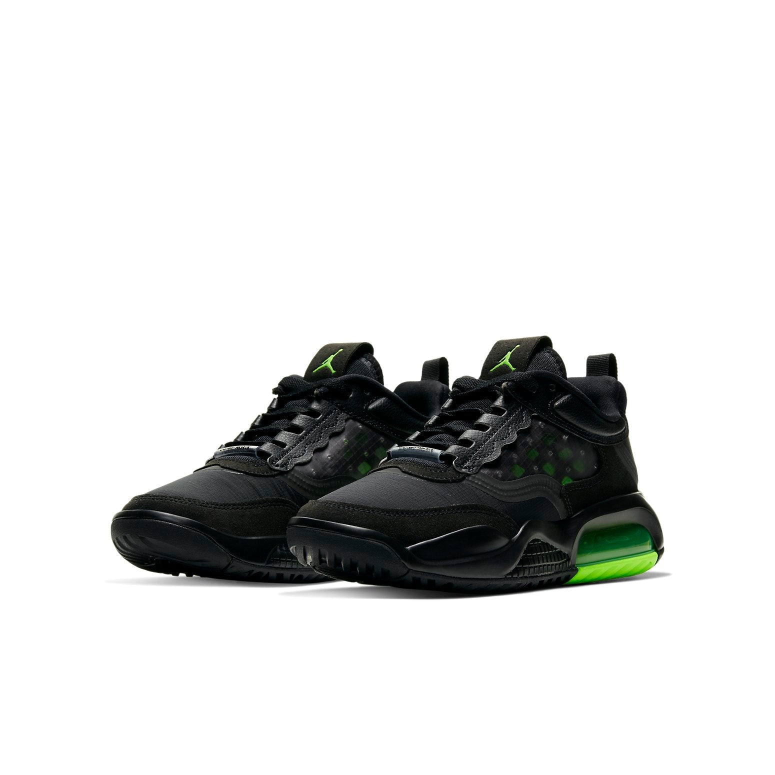 (GS) Air Jordan Max 200 (Black) - 'Black Green' CD5161-003