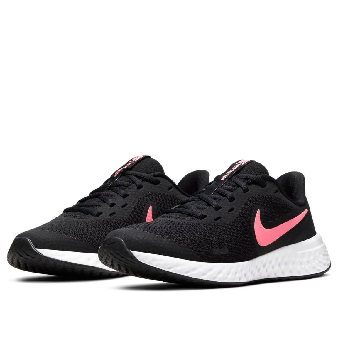 (GS) Nike Revolution 5 Black/Pink BQ5671-002
