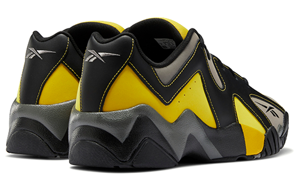Reebok Hurrikaze II Low Running Shoes Black/Yellow/Grey FY9781